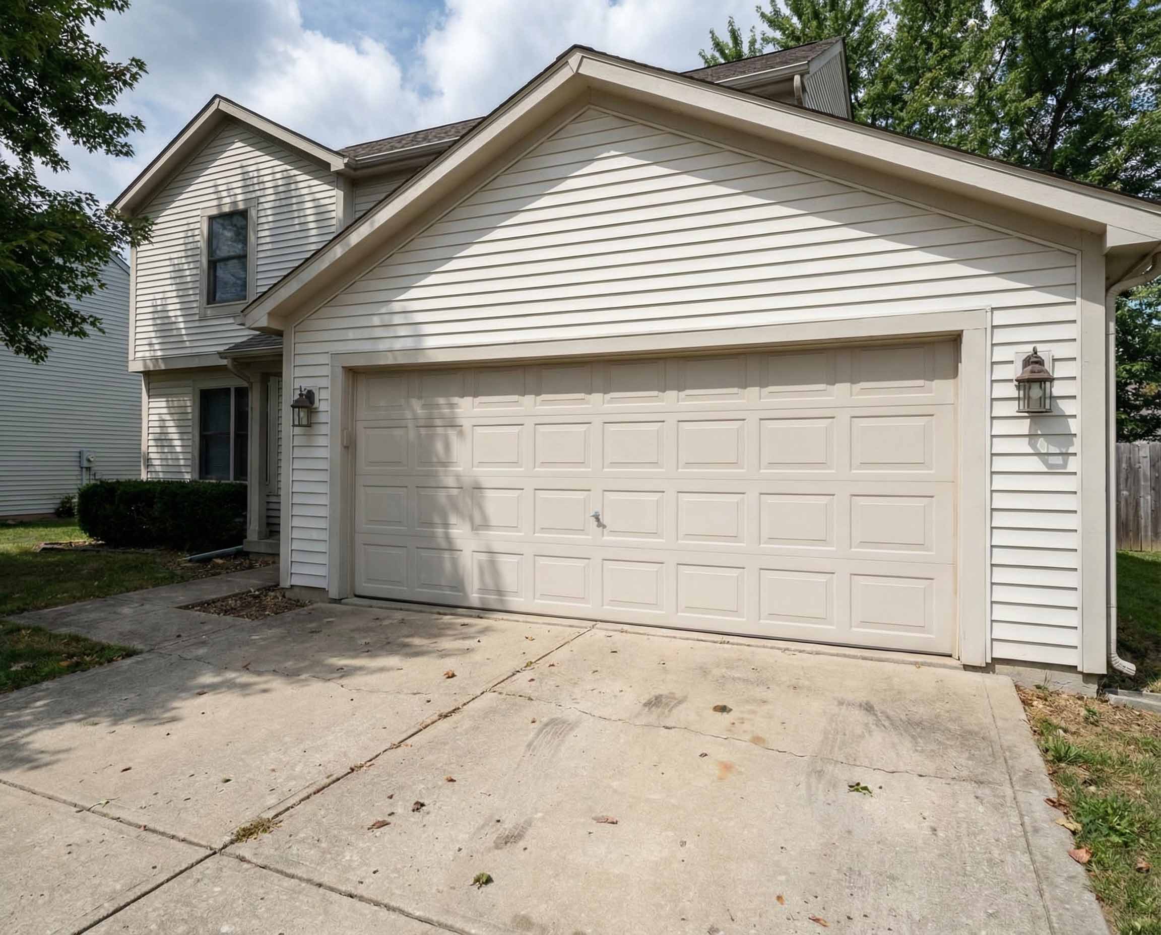 Garage door repair work 2